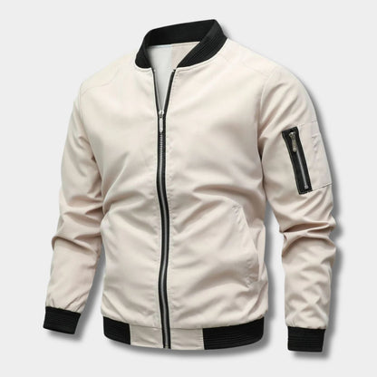 Minimal Utility Bomber Jacket | Zyphhra
