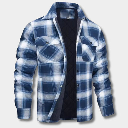 Quilted Check Flannel Shirt Jacket | Zyphhra