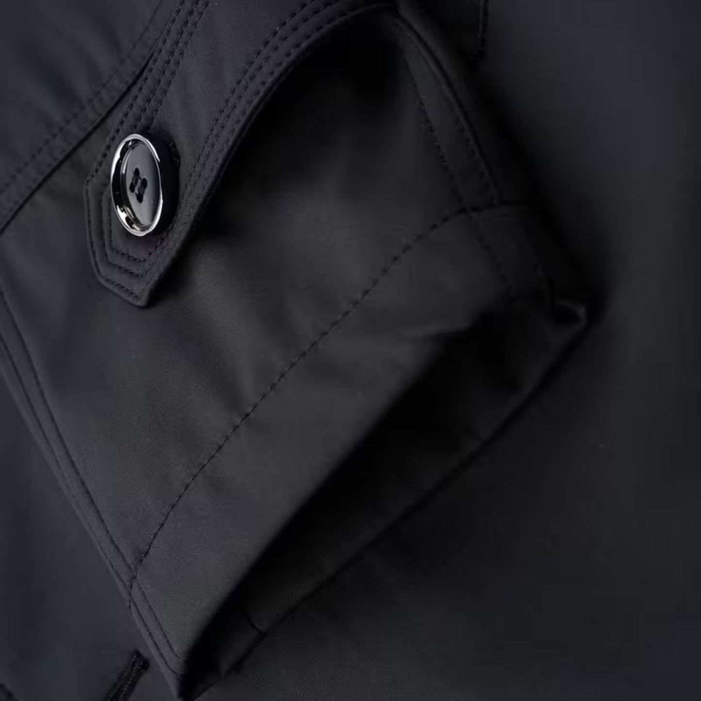 Double-Breasted Lapel Over Coat | Zyphhra