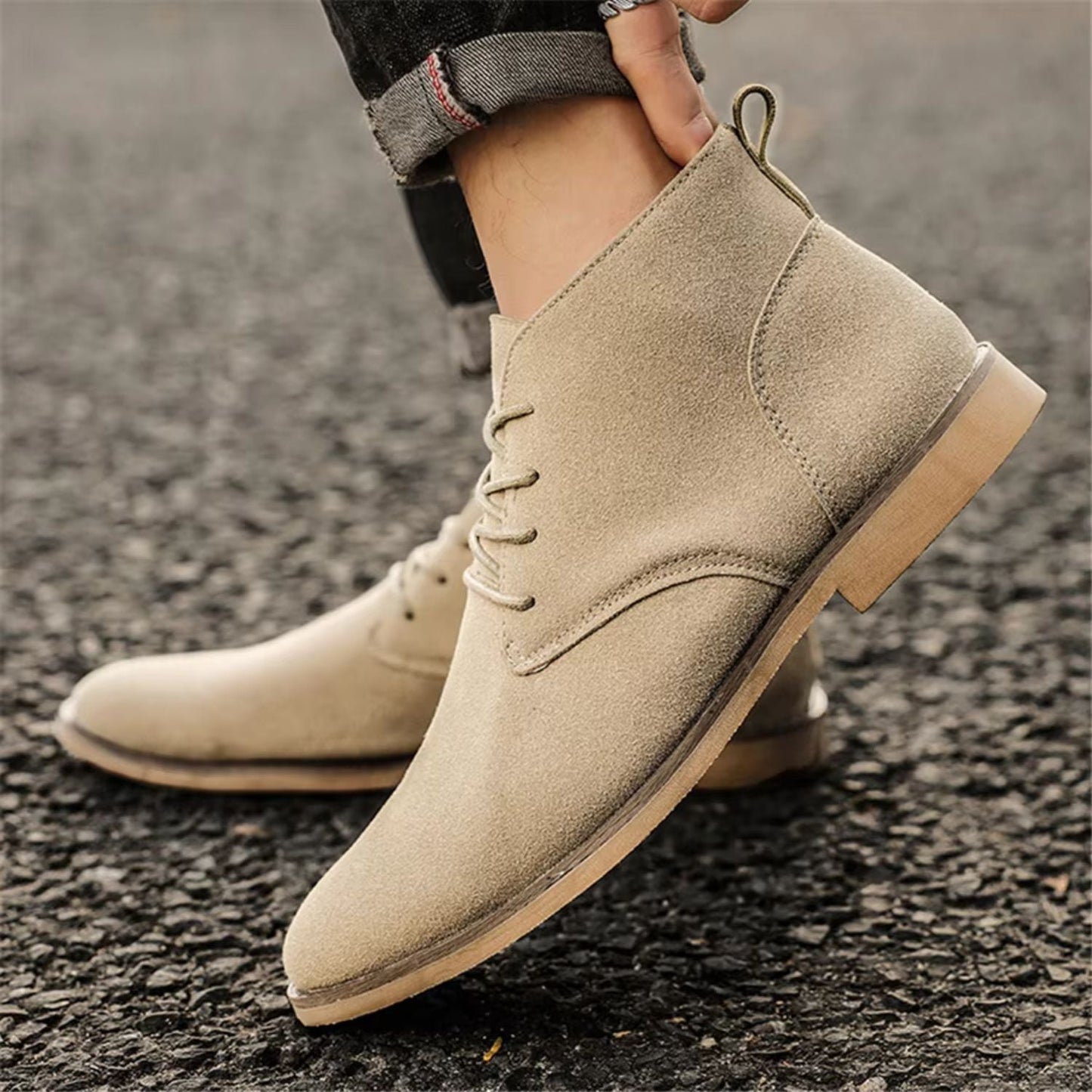 Refined Suede Dress Boots | Zyphhra
