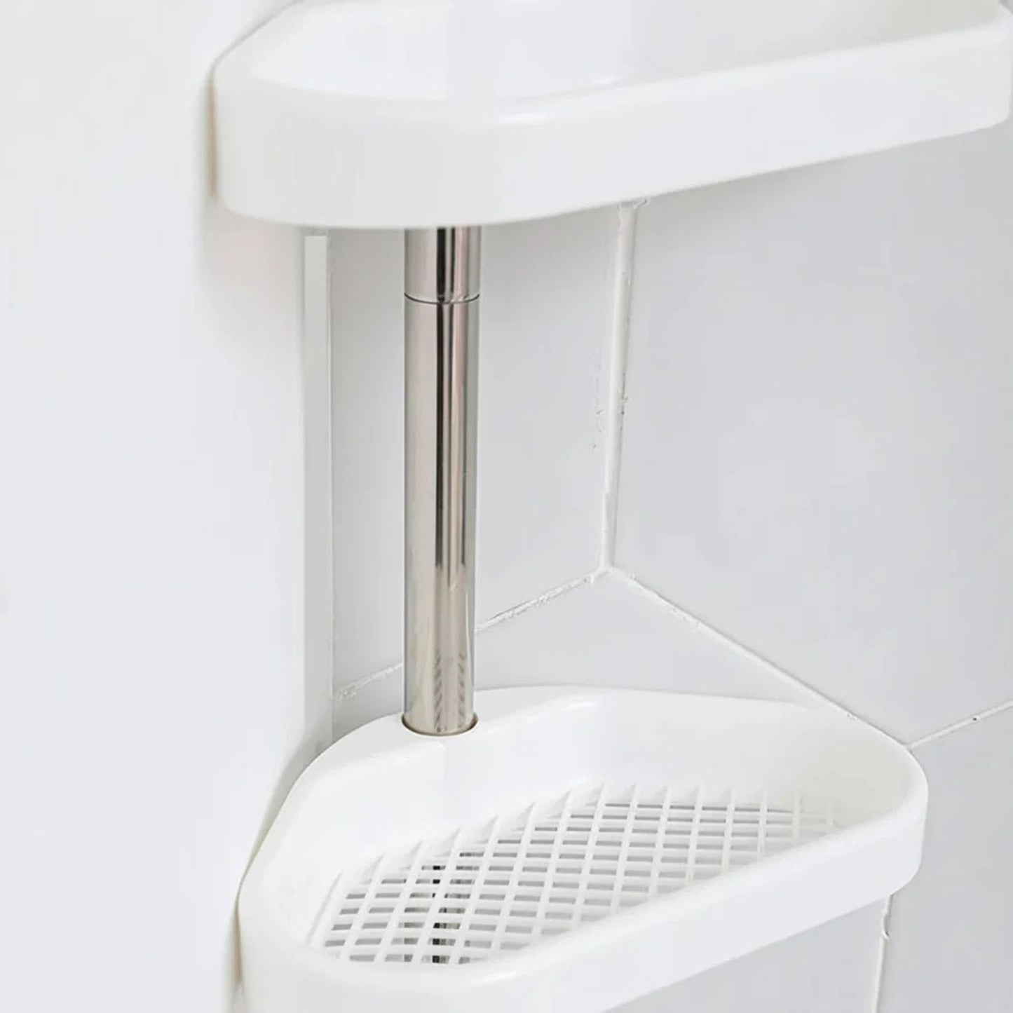 Adjustable Corner Shower Shelf | Zyphhra
