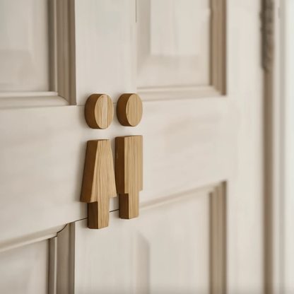 Elegant Wood Toilet Marker | Zyphhra