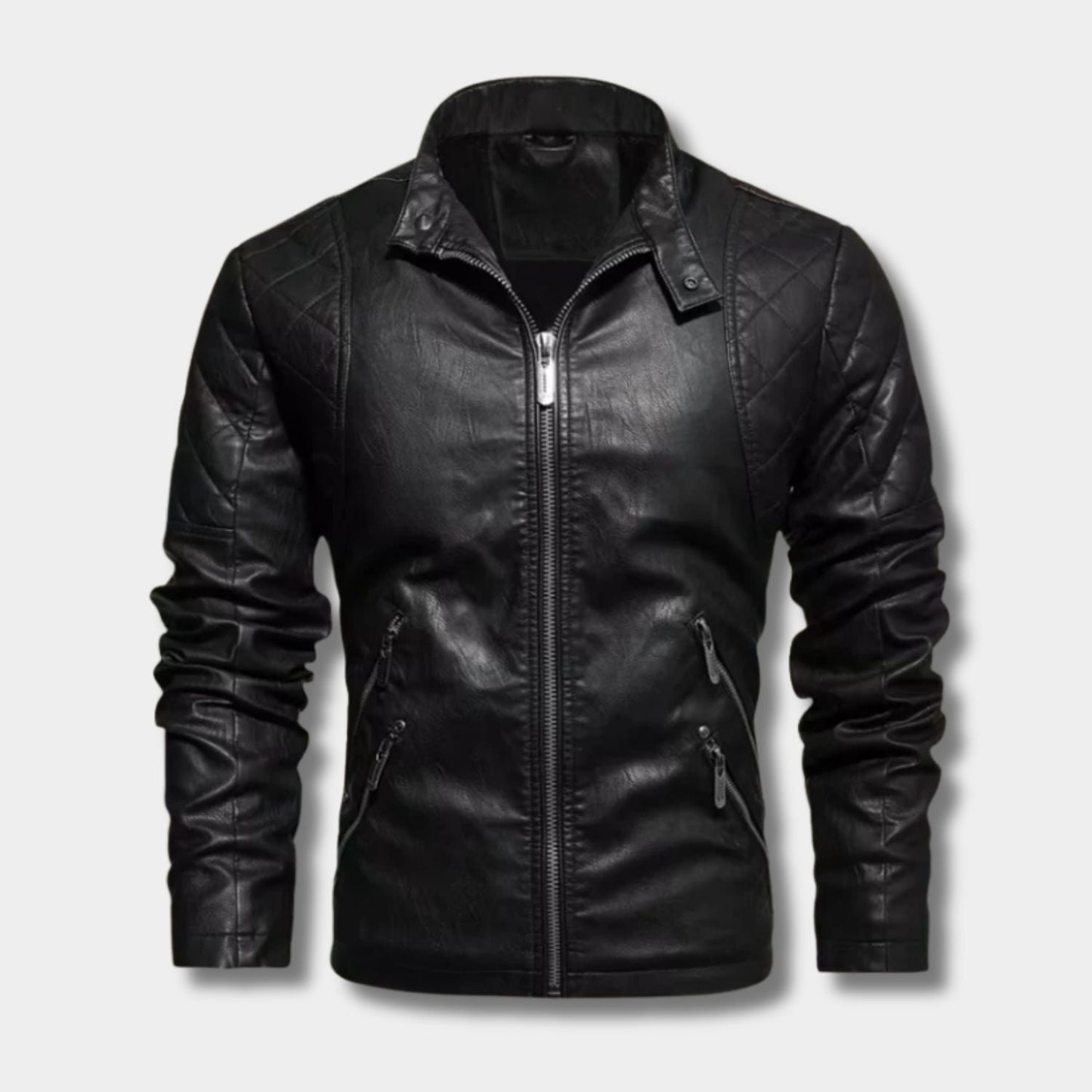 Vintage Quilted Leather Jacket | Zyphhra