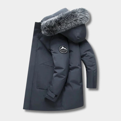 Faux Fur Hooded Thermal Ski Coat | Zyphhra