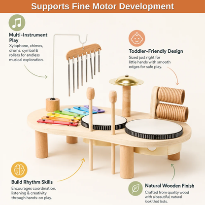 Toddler Rhythm & Musical Instrument Set | Zyphhra