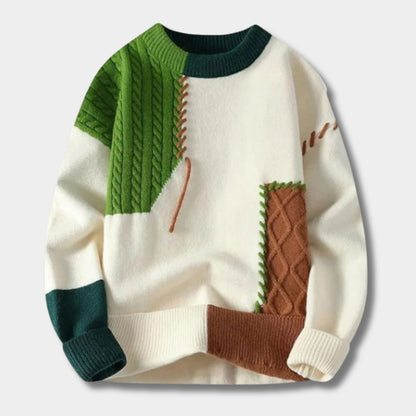 Distressed Knit Crew Neck Jumper | Zyphhra