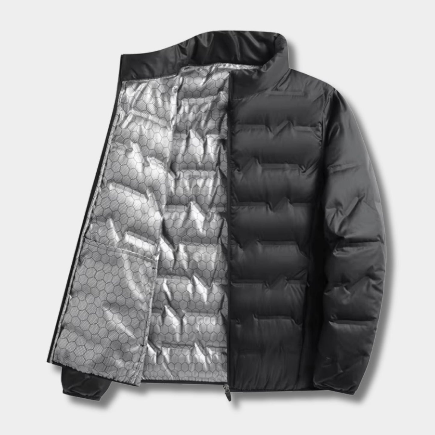 Weather Ready High Collar Puffer Jacket | Zyphhra