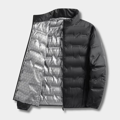 Weather Ready High Collar Puffer Jacket | Zyphhra