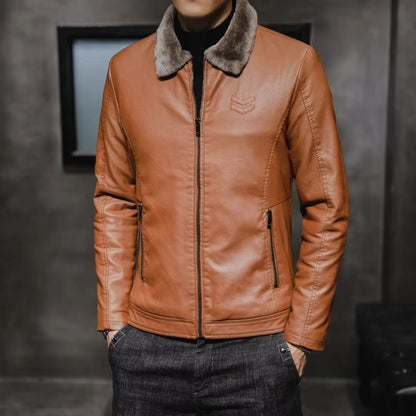 Thermal Lined Leather Jacket | Zyphhra