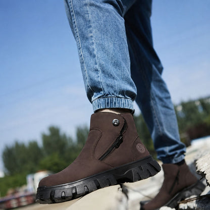 Slip-On Safety Work Boots | Zyphhra