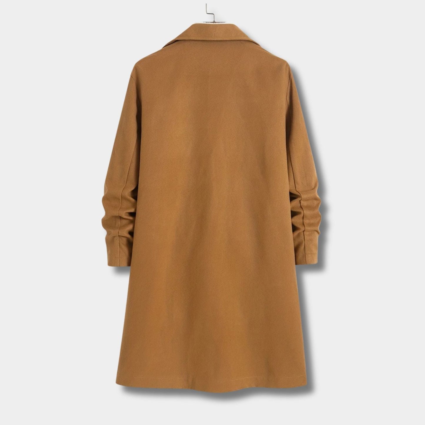 Notched Lapel Button Over Coat | Zyphhra