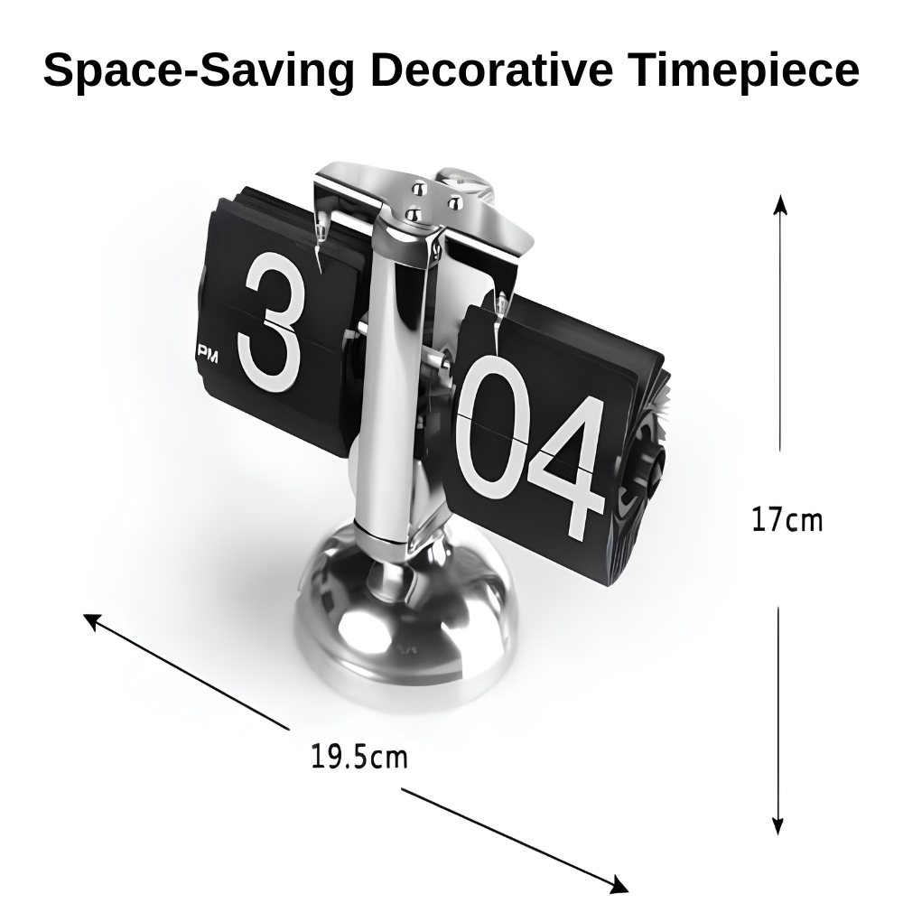 Classic Vintage Flip Desk Clock  | Zyphhra