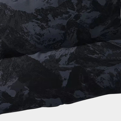 Mountain Print Puffer Jacket | Zyphhra