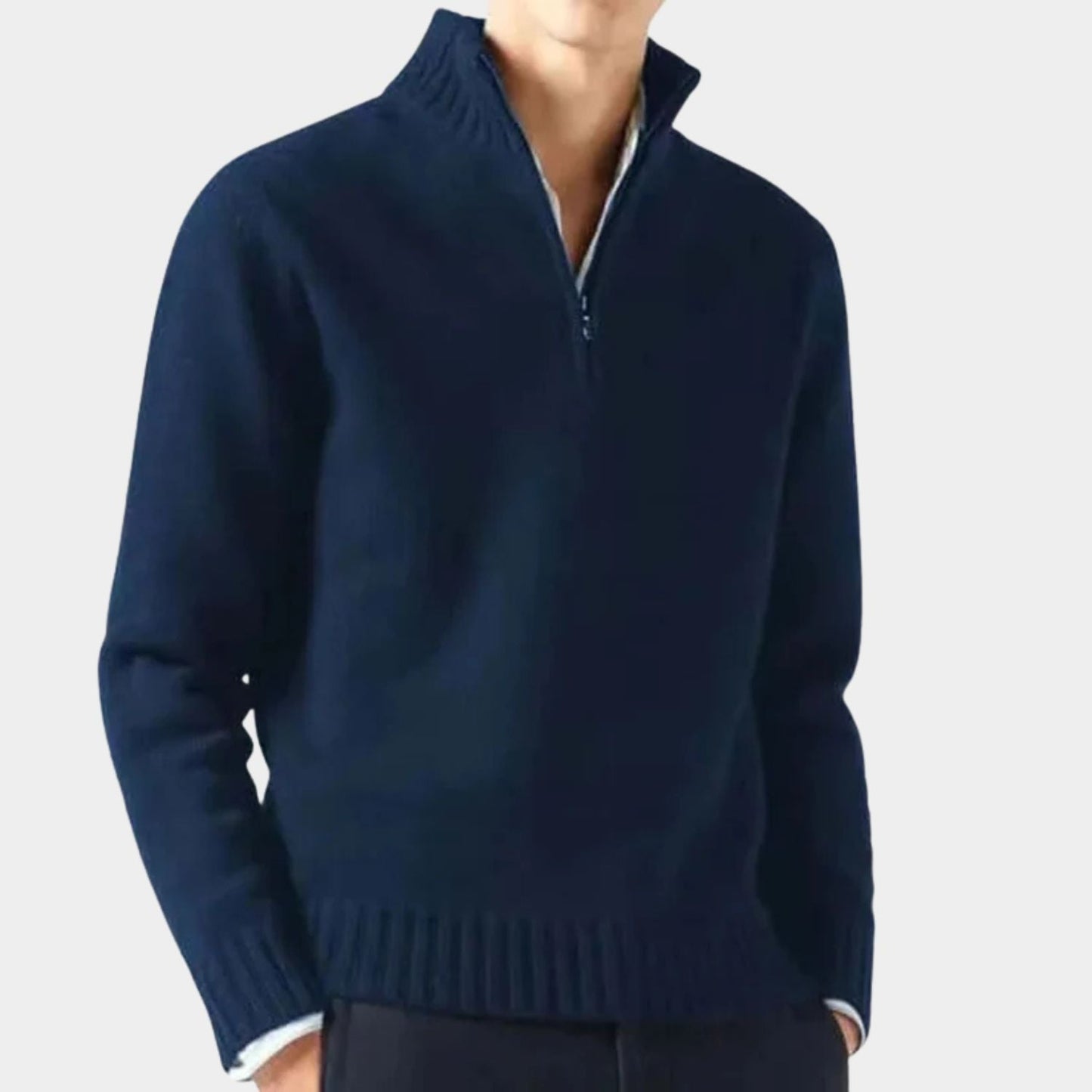 Quarter-Zip Warm Jumper | Zyphhra