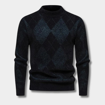 Argyle Knit Jumper | Zyphhra