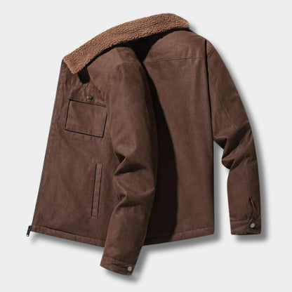 Sherpa Lined Aviator Winter Jacket | Zyphhra