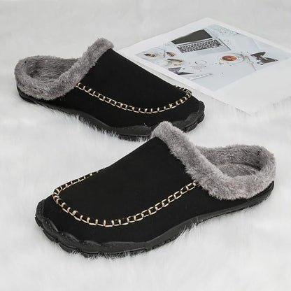 Fleece Lined Moccasin Slippers | Zyphhra