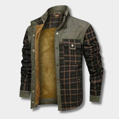 Fleece Lined Flannel Shirt Jacket | Zyphhra