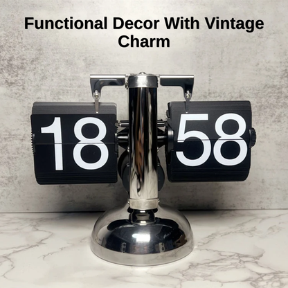 Classic Vintage Flip Desk Clock  | Zyphhra