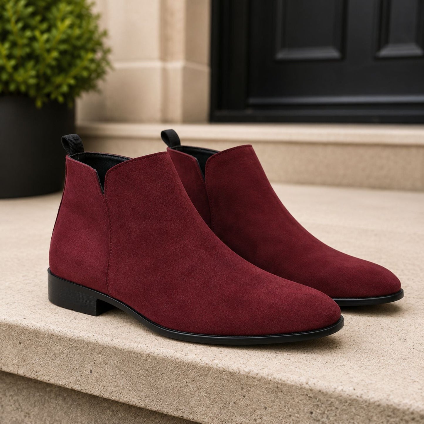 Square Toe Chelsea Boots | Zyphhra