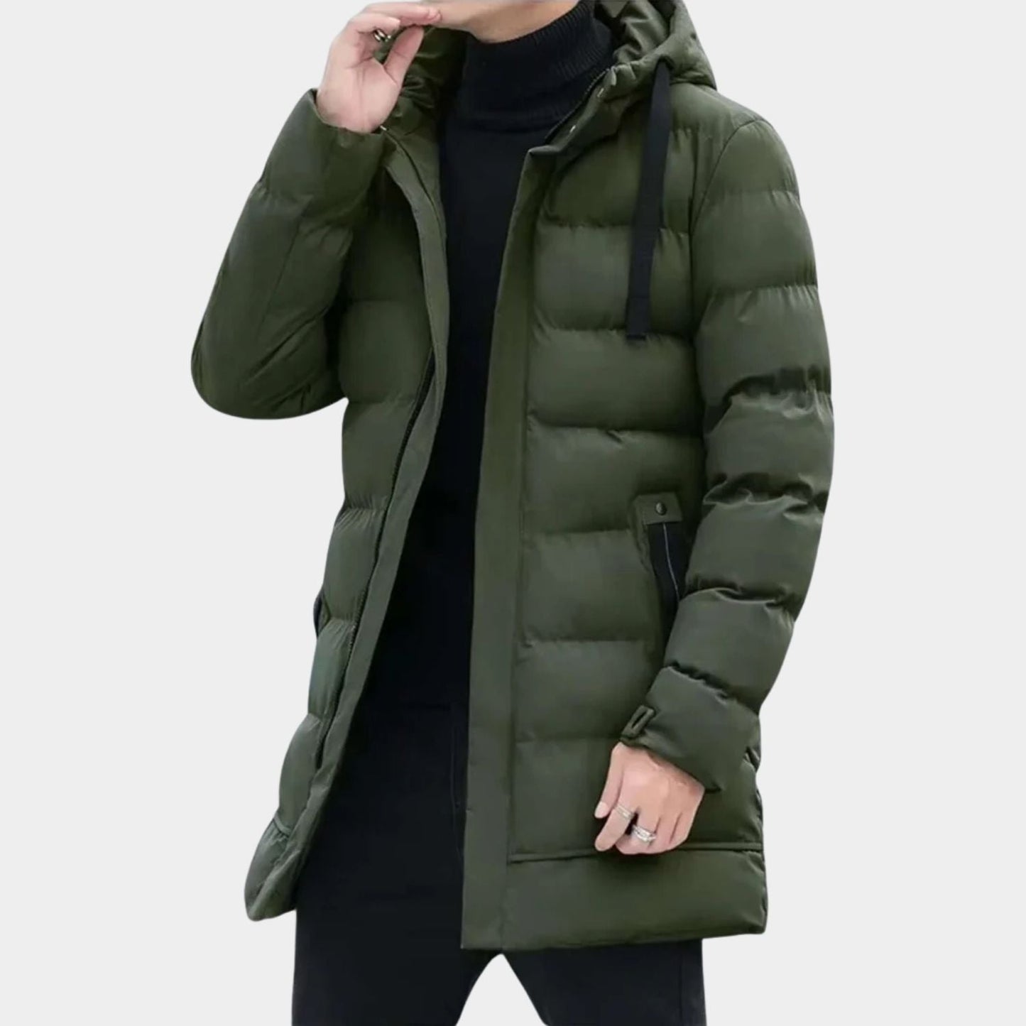 Insulated Hooded Longline Ski Coat | Zyphhra
