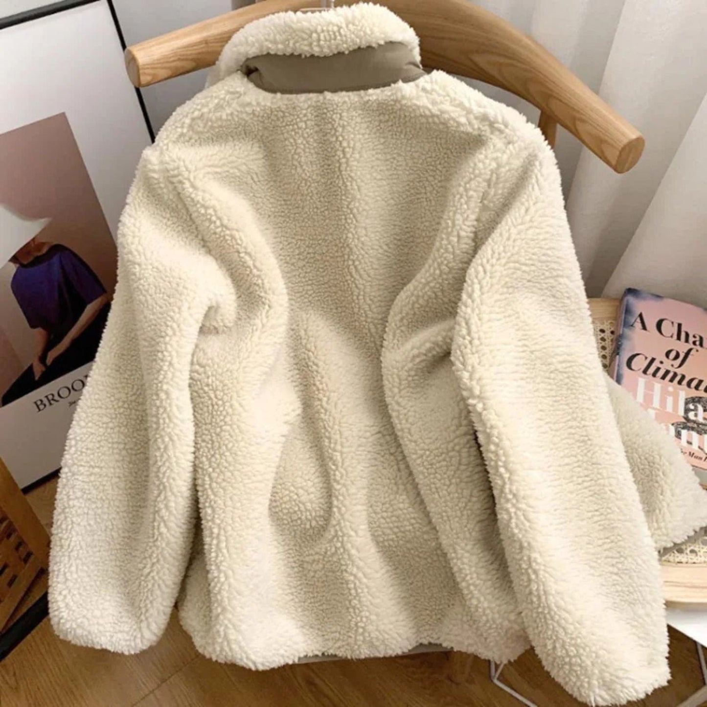 Plush Stand-Collar Fleece Jacket | Zyphhra