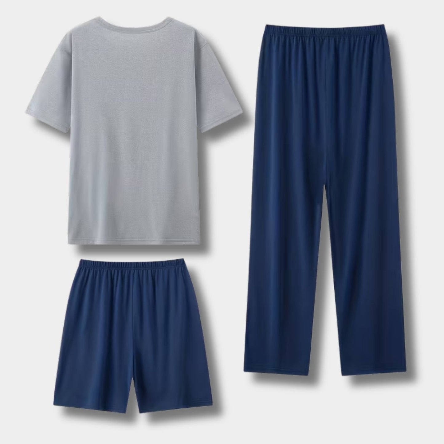 3-Piece Plaid Summer Pyjama Set | Zyphhra