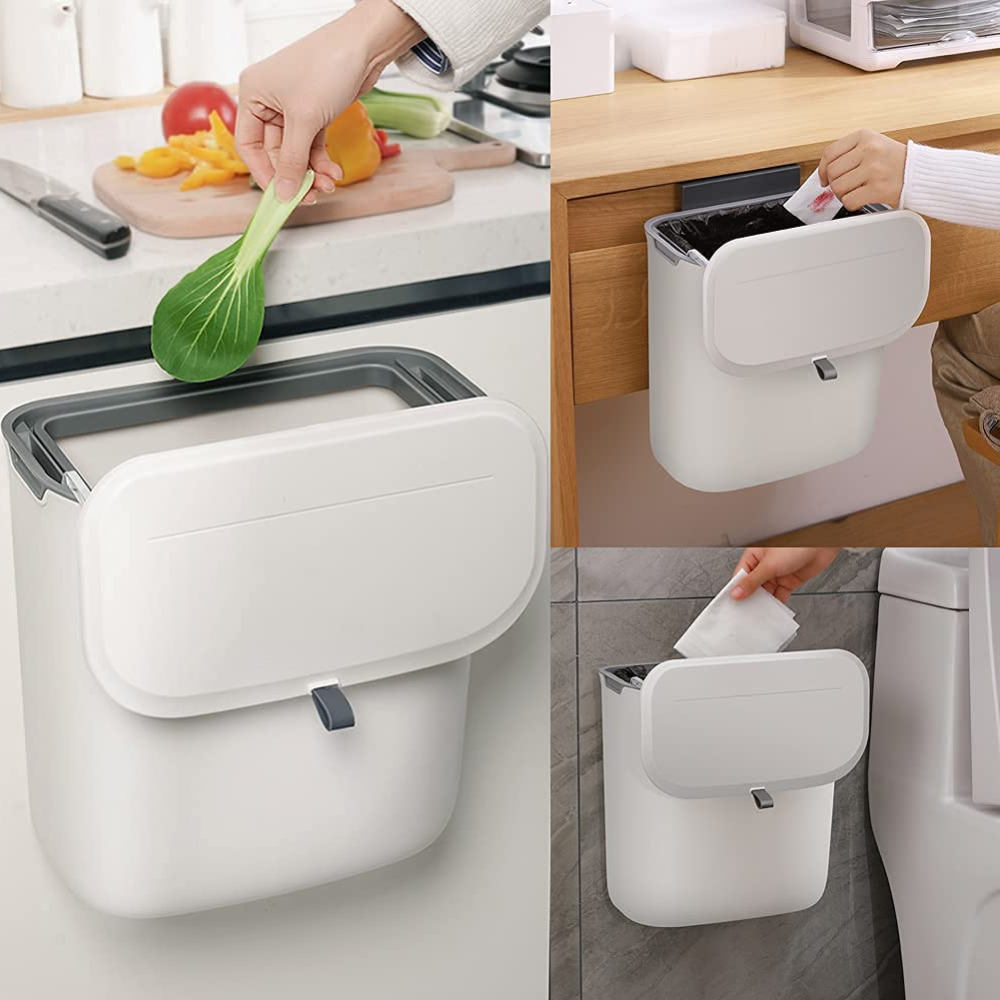 Compact Rubbish Bin | Zyphhra