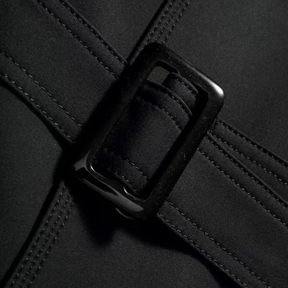 Double-Breasted Lapel Over Coat | Zyphhra