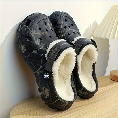 Fleece-Lined EVA Winter Slippers | Zyphhra