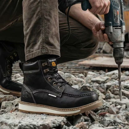 Protective Leather Work Boots | Zyphhra