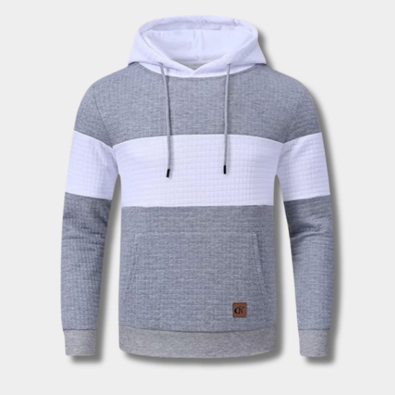Light Grey White Stripe