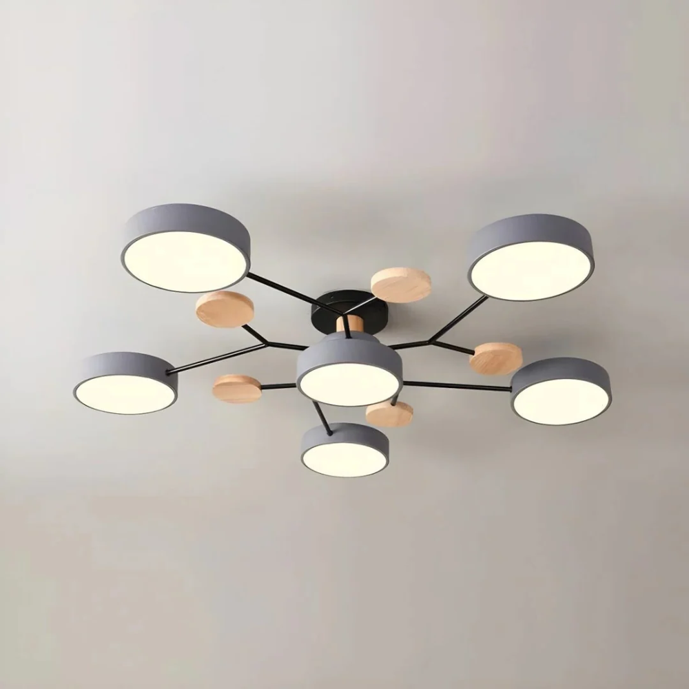 Sleek Circular LED Ceiling Fixture | Zyphhra