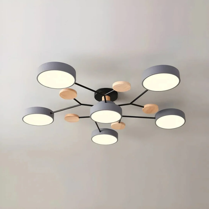 Sleek Circular LED Ceiling Fixture | Zyphhra