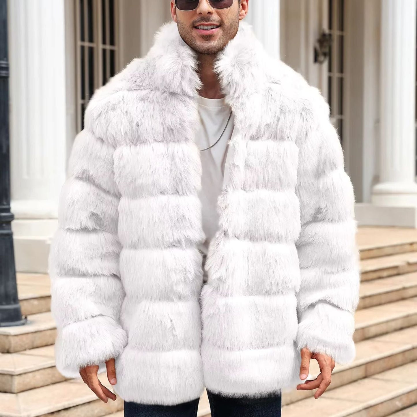 Plush Quilted Fur Jacket | Zyphhra