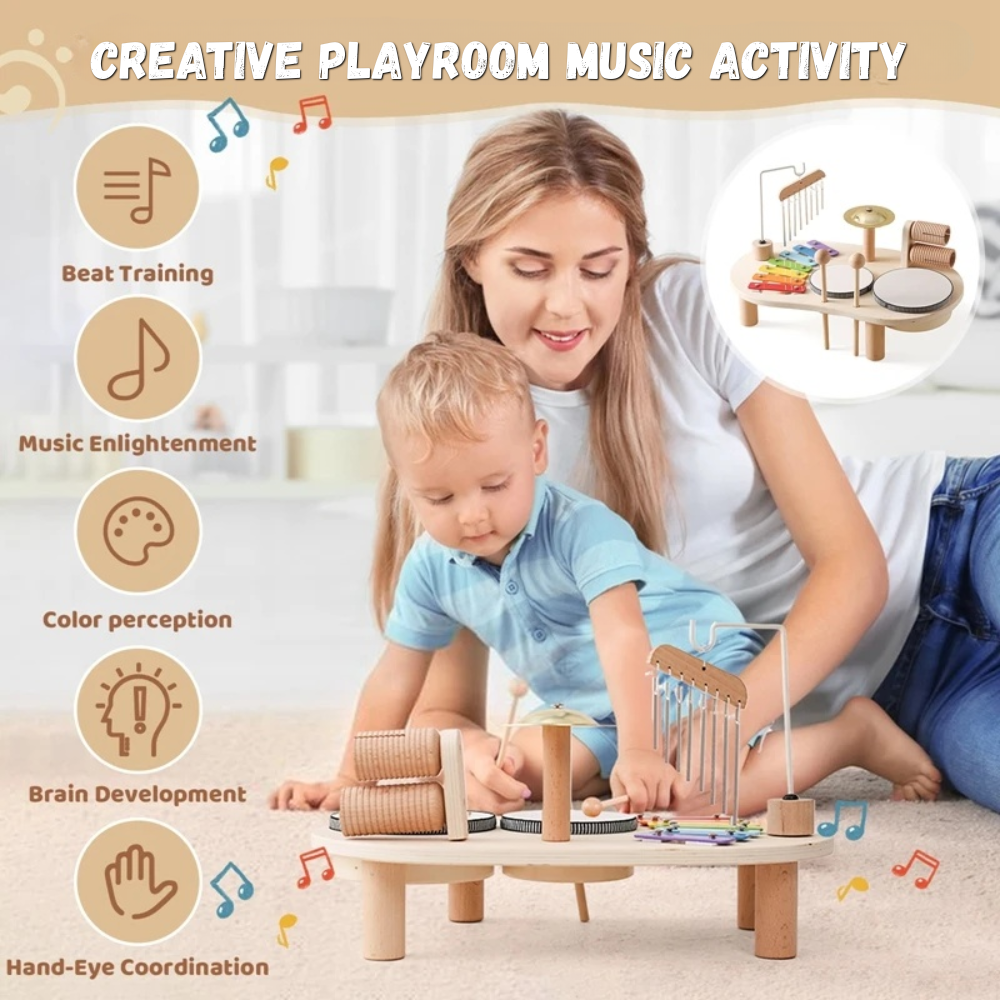 Toddler Rhythm & Musical Instrument Set | Zyphhra