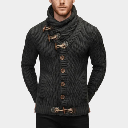 Cable Toggle Knit Cardigan | Zyphhra