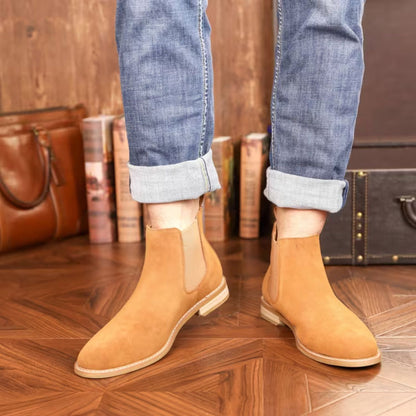 Classic Suede Chelsea Boots | Zyphhra