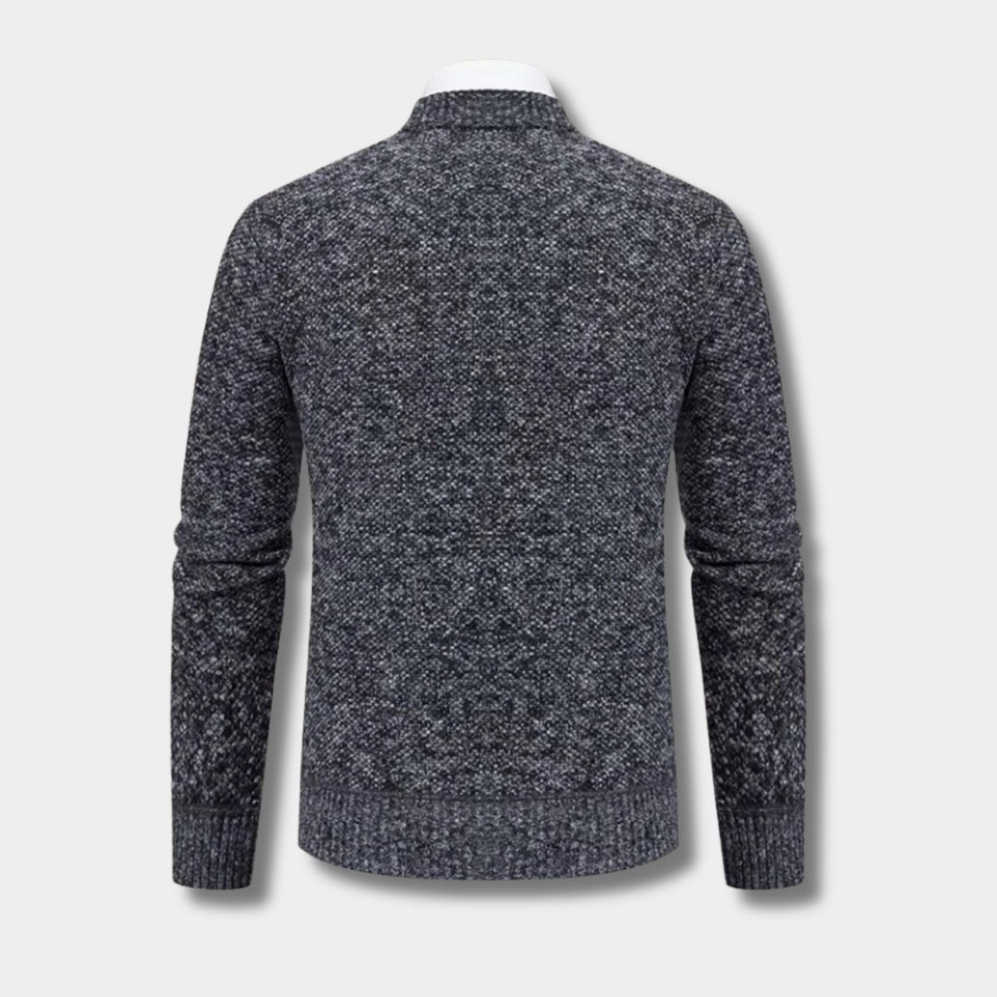 Textured Contrast Trim Cardigan | Zyphhra