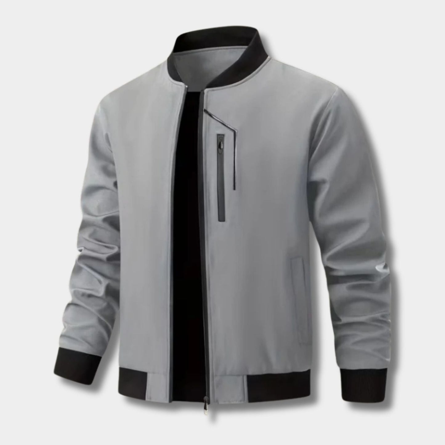 Minimalist Utility Bomber Jacket | Zyphhra
