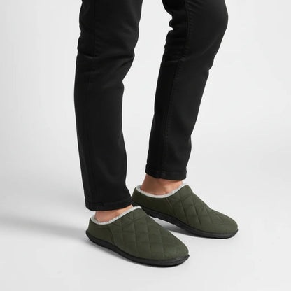 Quilted Plush-Lined House Slippers | Zyphhra