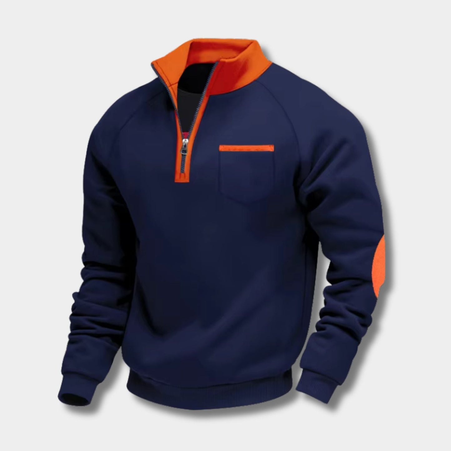 Fleece Pocket Pullover Quarter-Zip | Zyphhra