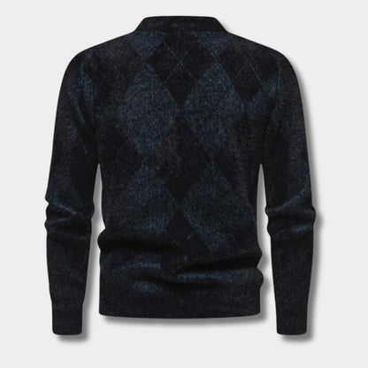 Argyle Knit Jumper | Zyphhra
