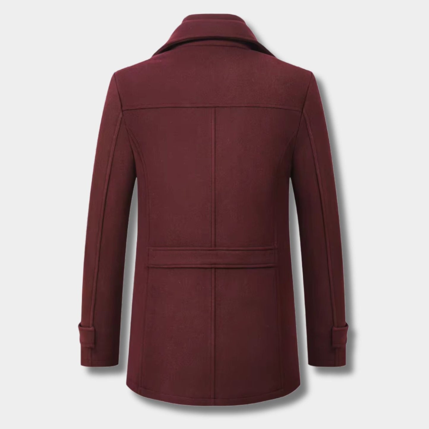 Ribbed Collar Padded Over Coat | Zyphhra