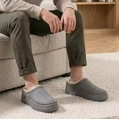 Warm Lined Moccasin Slippers | Zyphhra