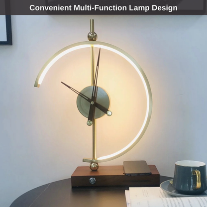 Wireless Charging Lamp Clock  | Zyphhra