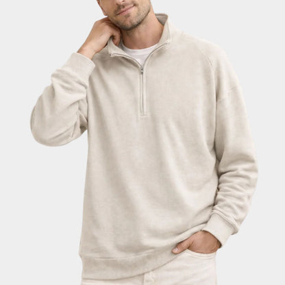 Stand Collar Fleece Quarter-Zip | Zyphhra