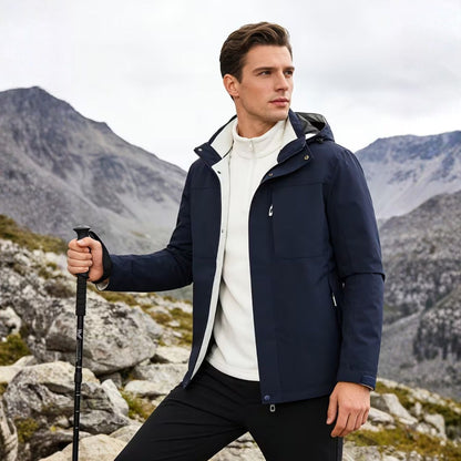 Hooded Shell Zip Waterproof Jacket | Zyphhra
