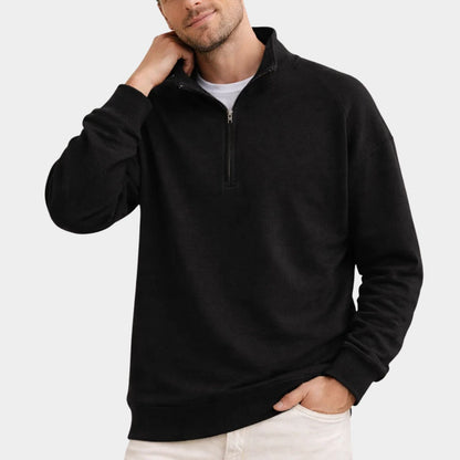 Stand Collar Fleece Quarter-Zip | Zyphhra