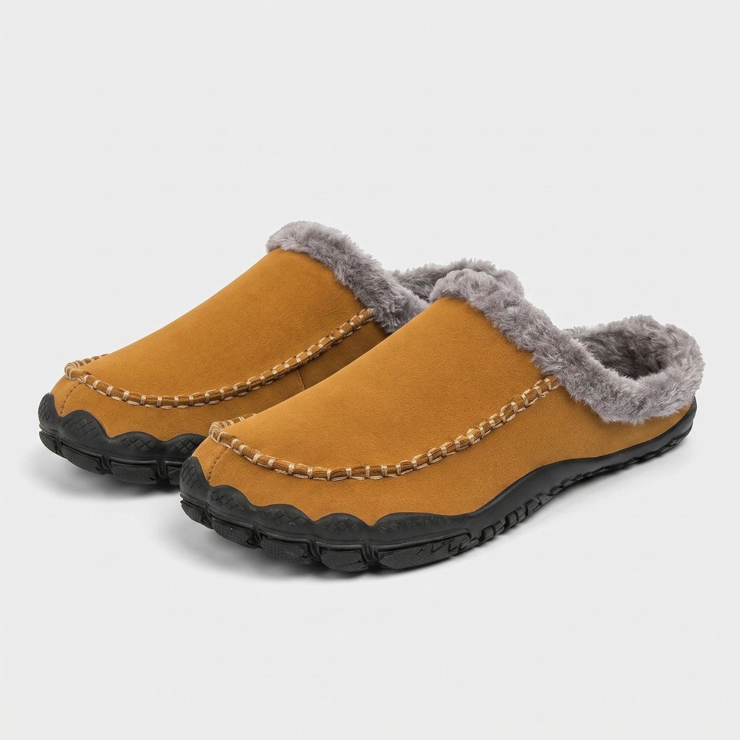 Fleece Lined Moccasin Slippers | Zyphhra